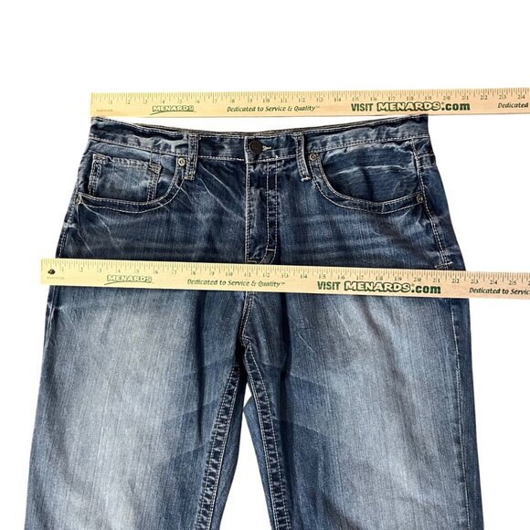 BKE Seth Jeans Mens 36XL Used Blue Denim Straight Leg Cotton - Picture 11 of 15